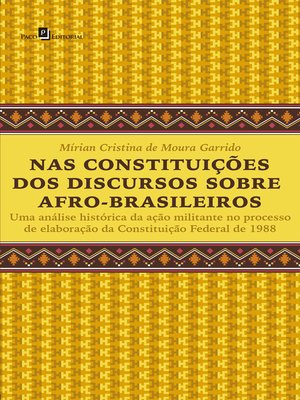cover image of Nas Constituições dos Discursos Sobre Afro-brasileiros